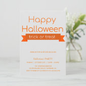 Spooktaculaire Dark Haunted House Halloween Party  Kaart (Staand voorkant)