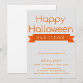 Spooktaculaire Dark Haunted House Halloween Party  Kaart (Voorkant / Achterkant)