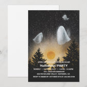 Spooktaculaire Dark Haunted House Halloween Party  Kaart (Voorkant / Achterkant)