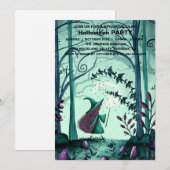 Spooktaculaire Dark Haunted House Halloween Party  Kaart (Voorkant / Achterkant)