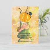 Spooktaculaire Dark Haunted House Halloween Party  Kaart (Staand voorkant)