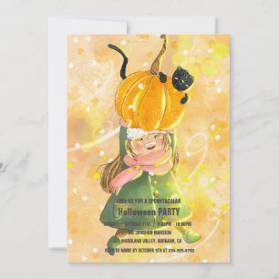 Spooktaculaire Dark Haunted House Halloween Party  Kaart