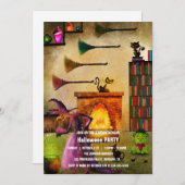 Spooktaculaire Dark Haunted House Halloween Party  Kaart (Voorkant / Achterkant)