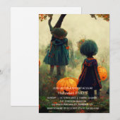 Spooktaculaire Dark Haunted House Halloween Party  Kaart (Voorkant / Achterkant)