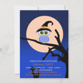 Spooktaculaire Dark Haunted House Halloween Party Kaart (Voorkant)