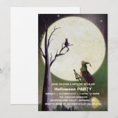 Spooktaculaire Dark Haunted House Halloween Party  Kaart (Voorkant / Achterkant)