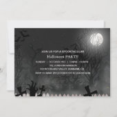 Spooktaculaire Dark Haunted House Halloween Party Kaart (Voorkant)