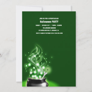 Spooktaculaire Dark Haunted House Halloween Party  Kaart