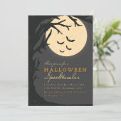 Spooktaculaire Dark House Halloween Party Kaart (Staand voorkant)