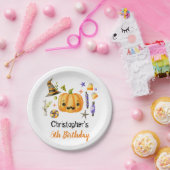 Spooktaculaire halloween Bash kinderen van Birthda Papieren Bordje (Feest)