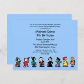 Spooktaculaire halloween Birthday Costume Party Kaart (Voorkant / Achterkant)