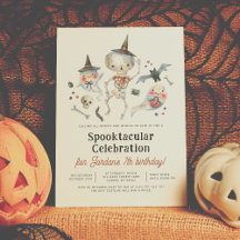 Spooktaculaire halloween Birthday Party