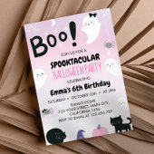 Spooktaculaire halloween Birthday Party Kaart
