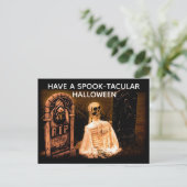 Spooktaculaire halloween briefkaart (Staand voorkant)