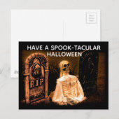 Spooktaculaire halloween briefkaart (Voorkant / Achterkant)