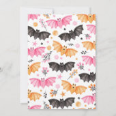 Spooktaculaire Halloween-feest en truc om te behan Kaart (Achterkant)