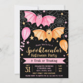 Spooktaculaire Halloween-feest en truc om te behan Kaart (Voorkant)