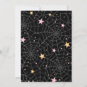 Spooktaculaire Halloween-feest en truc om te behan Kaart (Achterkant)