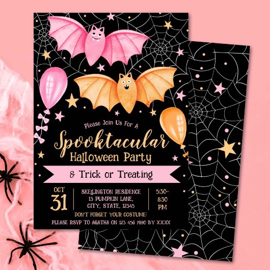 Spooktaculaire Halloween-feest en truc om te behan Kaart