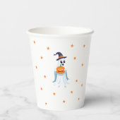 Spooktaculaire Halloween-geest Papieren Bekers (Achterkant)
