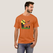 Spooktaculaire halloween House met Bats T-Shirt (Voorkant volledig)