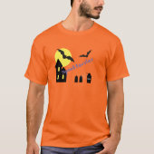 Spooktaculaire halloween House met Bats T-Shirt (Voorkant)