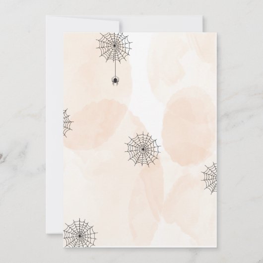 Spooktaculaire Halloween Kostuumfeest Verjaardag Kaart (Achterkant)