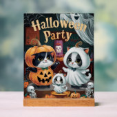 Spooktaculaire halloween-partij acryl bord (Neutraal)