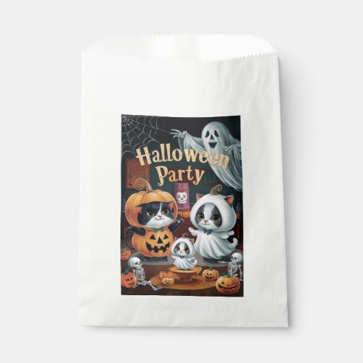 Spooktaculaire halloween-partij bedankzakje (Voorkant)