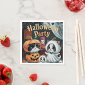 Spooktaculaire halloween-partij servet (Insitu)