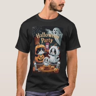 Spooktaculaire halloween-partij t-shirt