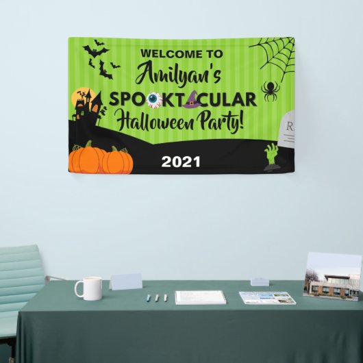 Spooktaculaire halloween Party Banner (Beurs)