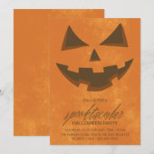 Spooktaculaire Halloween Party Invitation Card Kaart (Voorkant / Achterkant)