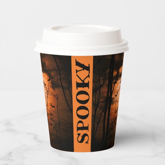 Spooktaculaire Halloween Party Paper Cups Papieren Bekers (Links)