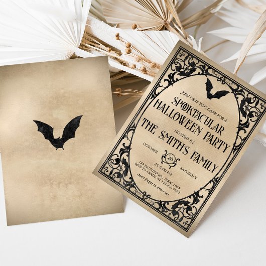 Spooktaculaire  Halloween Party voor volwassenen Kaart