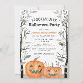 Spooktaculaire Halloween Pumpkin Costumes Party  Kaart (Voorkant)