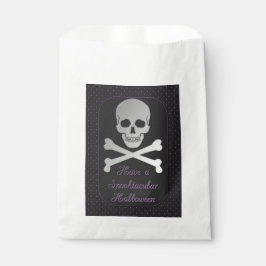 Spooktaculaire halloween Skull Bedankzakje