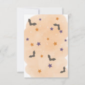 Spooktaculaire halloween Snoep Birthday Uitnodigin Kaart (Achterkant)