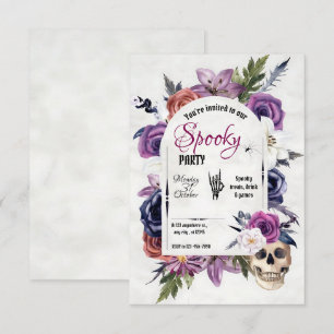 Spooktaculaire Halloween Soiree Kaart