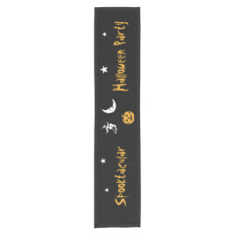 Spooktaculaire Halloween Table Runner van RoseWrit Korte Tafelloper