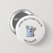 Spooktaculaire halloween-toets ronde button 5,7 cm (Voorkant /achterkant)