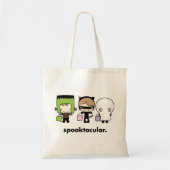 Spooktaculaire Halloween Trick or treat Snoep Bag Tote Bag (Voorkant)