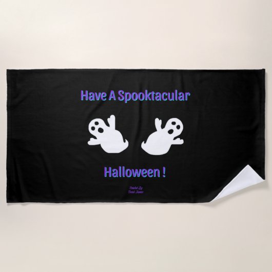 Spooktaculaire keukenhanddoek strandlaken (Voorkant)