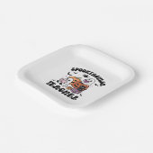 Spooktaculaire leraar geesten Halloween Papieren Bordje (Gebogen)