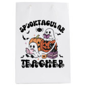 Spooktaculaire leraar Halloween Medium Cadeauzakje (Voorkant)