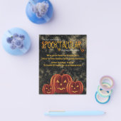 Spooktaculaire pompoenen van Halloween Flyer (Enkel)
