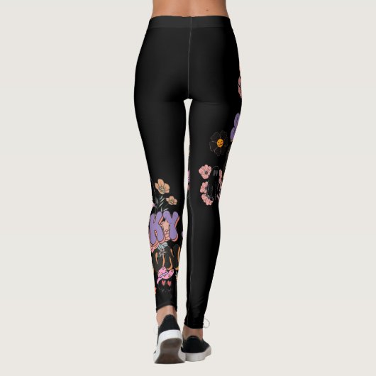 Spooktaculaire Schattigee Ghost Hal All-Over-Print Leggings (Achterkant)