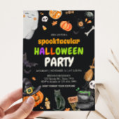 Spooktaculaire Schattigee Kinder kostuum Halloween Kaart
