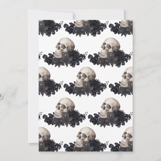 Spooktaculaire schedel Halloween Verjaardag Kaart (Achterkant)