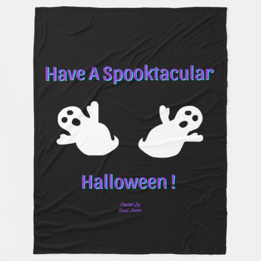Spooktaculaire spoken Grote rugzak Fleece Deken (Voorkant)